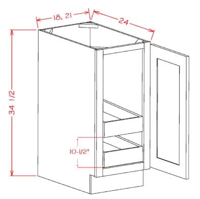 Shaker Antique White - B21FH2RS