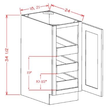 Shaker Antique White - B21FH3RS