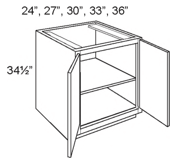 B36-FH - Base W/full Height Doors