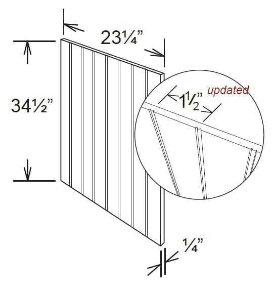 BBEFP - Base End Beaded Panel {l}