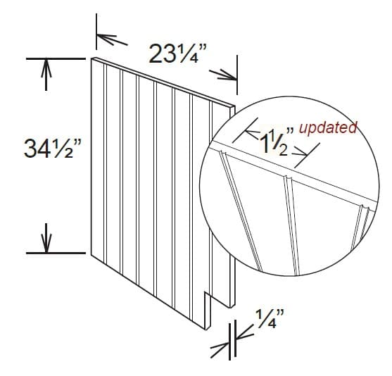 BBEP - Base End Beaded Panel {l}