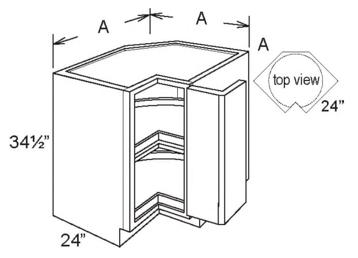 BER36-SS - Base Corner Super Susan