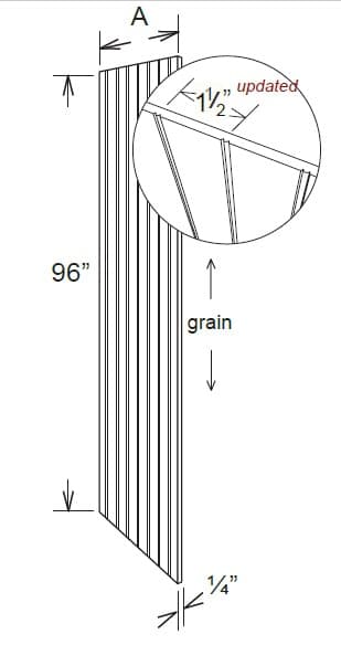 BTEFP-1296 - Tall End Beaded Panel {l}