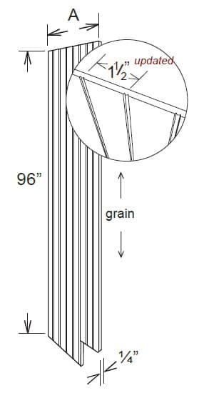 BTEP1284 - Tall End Beaded Panel{ (l}
