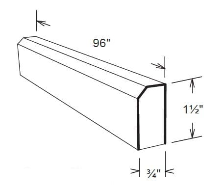 CTM8 - Counter CT Mld (TT) (Profile Top Flat)