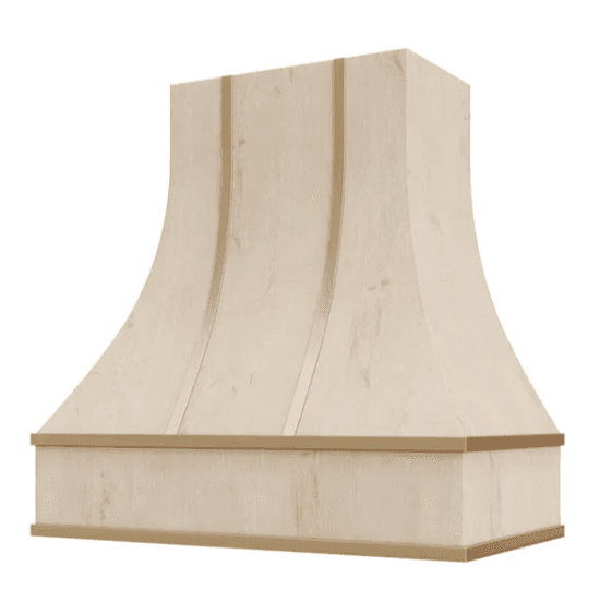 Curved with Brass Strapping