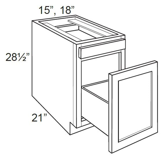 FFD18 - Desk File Drawer Base