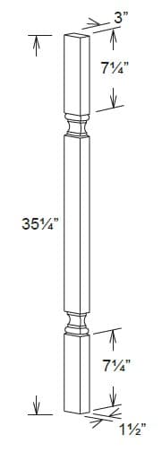 PSS336 - Post Split Square