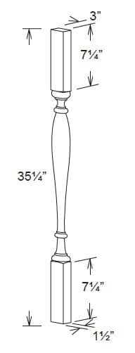 PST336 - Post Split Turned