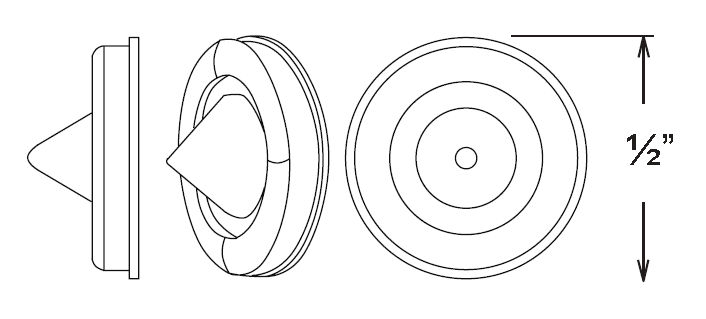 Q-BUMPE - Quietex Clear Soft Urethane, Set Of 4)