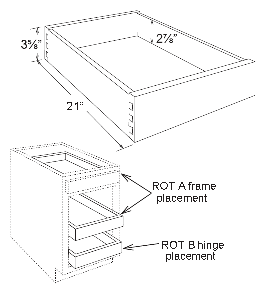 ROT27-C - Roll Out Tray-a {each} For 24"d