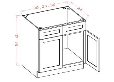 Shaker Antique White - SB36