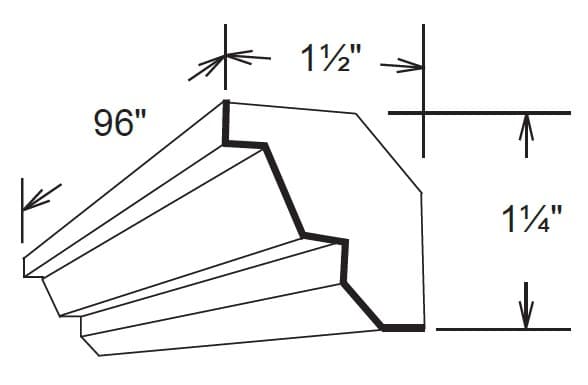 SCM8 - Soffit Crown Molding