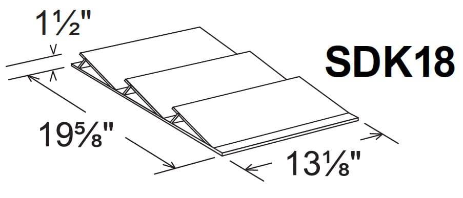 SDK18 - Spice Drawer Insert Kit 18