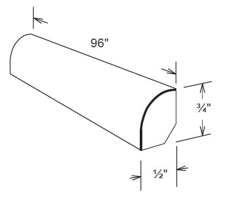 SHM8 - SHM8 - Base Shoe as Base Molding