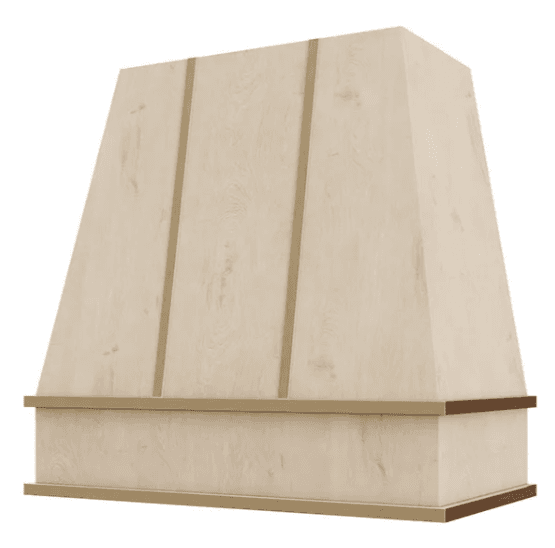 Tapered with Brass Strapping