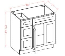 Shaker Antique White - V3621DL