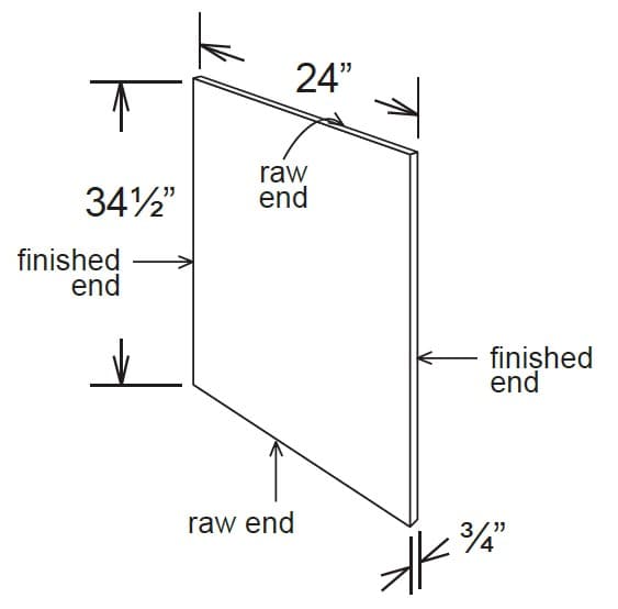 WBEP - Wood Base End Panel