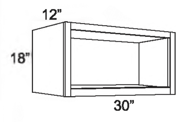 WOC3018 - Wall Open Cab 30w 18h Vv