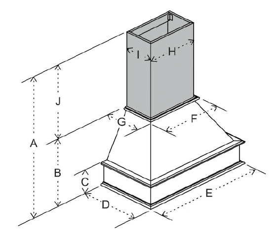 WRH4247-SIG - Wall Wood Range Hood Signature 42"