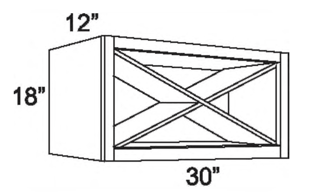 WSC3018 - X-shaped Wine Storage